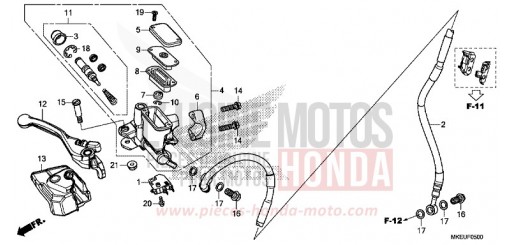 FRONT BRAKE MASTER CYLINDER CRF450LK de 2019
